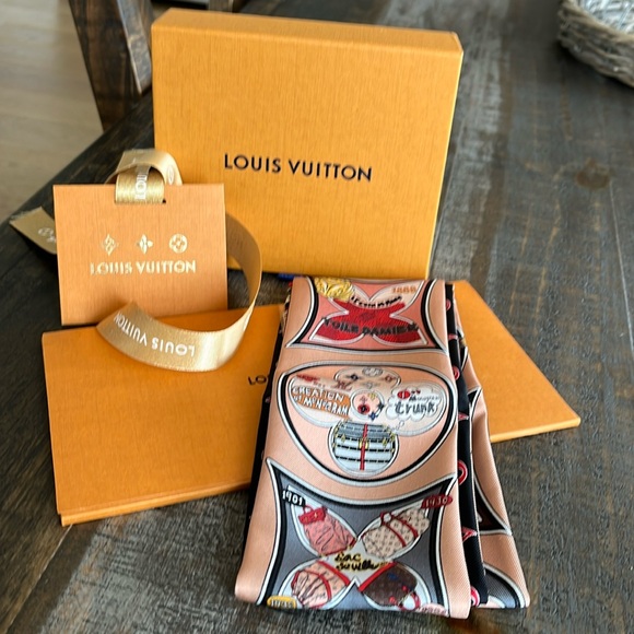 Louis Vuitton Multicolor Silk Scarf - Picture 1 of 9